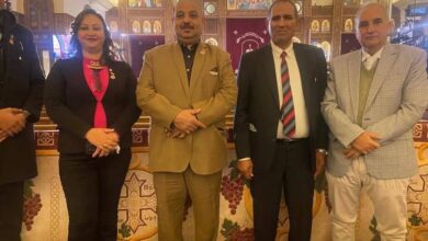 حزب تحيا مصر يشارك في احتفال ميلاد المسيح