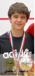لاعب الاسكواش محمد يحيى 