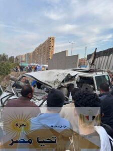 حادث تصادم على طريق طنطا الزراعي