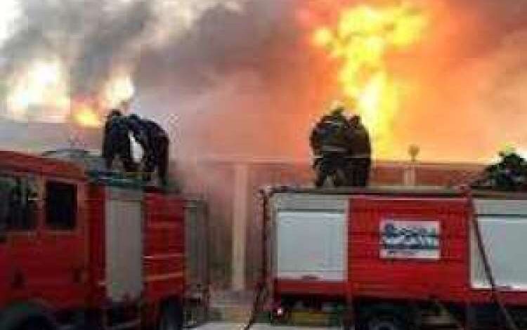 السيطرة على حريق مطعم مأكولات شعبية بالمحلة الكبرى