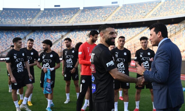 المران الأخير لمنتخب مصر قبل السفر إلى المغرب