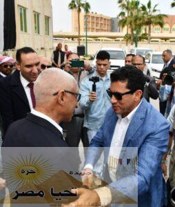 *وزير الشباب والرياضة ومحافظة شمال سيناء فى افتتاح أولمبياد المحافظات الحدودية