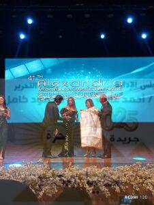 حضور الفنانين والجمهورافتتاح مهرجان الإسكندرية