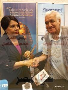  تكريم ( فردوس عبد الحميد(فىمهرجان الإسكندرية