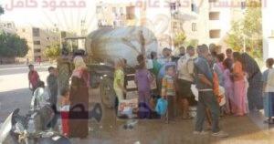 أزمة انقطاع المياه في منطقة طوابق فيصل