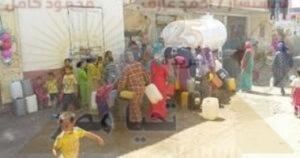 أزمة انقطاع المياه في منطقة طوابق فيصل