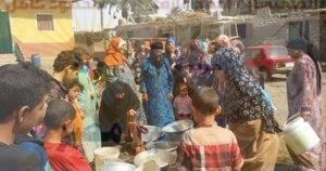 أزمة انقطاع المياه في منطقة طوابق فيصل