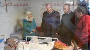 محافظ الغربية يطمئن على 17 مصابًا ويضبط 72.5 كيلو لحوم فاسدة 