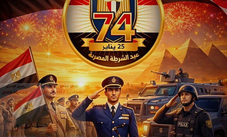 عيد الشرطة المصرية 74